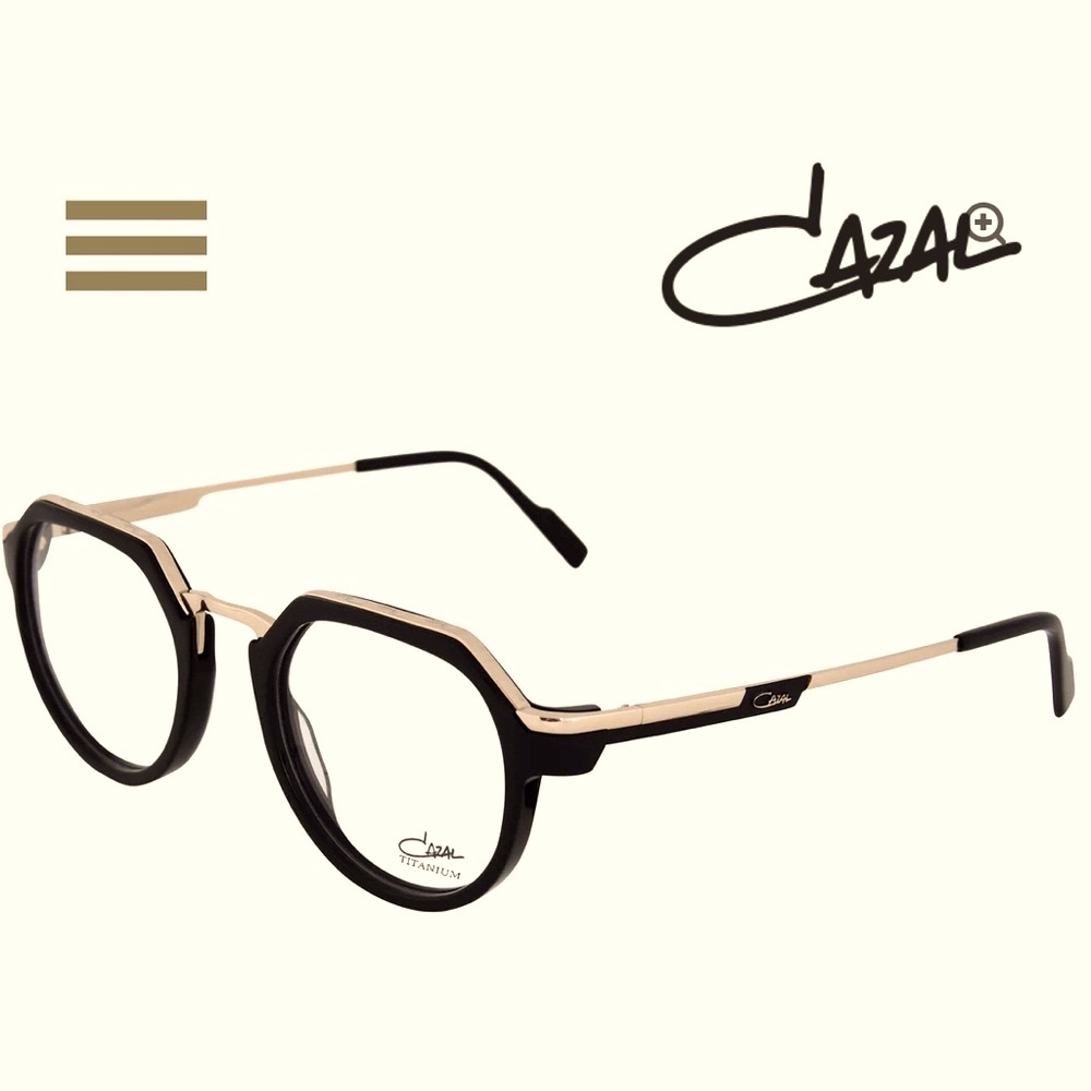 CAZAL 6029-001- BLK/GOLD-WOMENS OPHTHALMIC-MADE IN GERMANY
